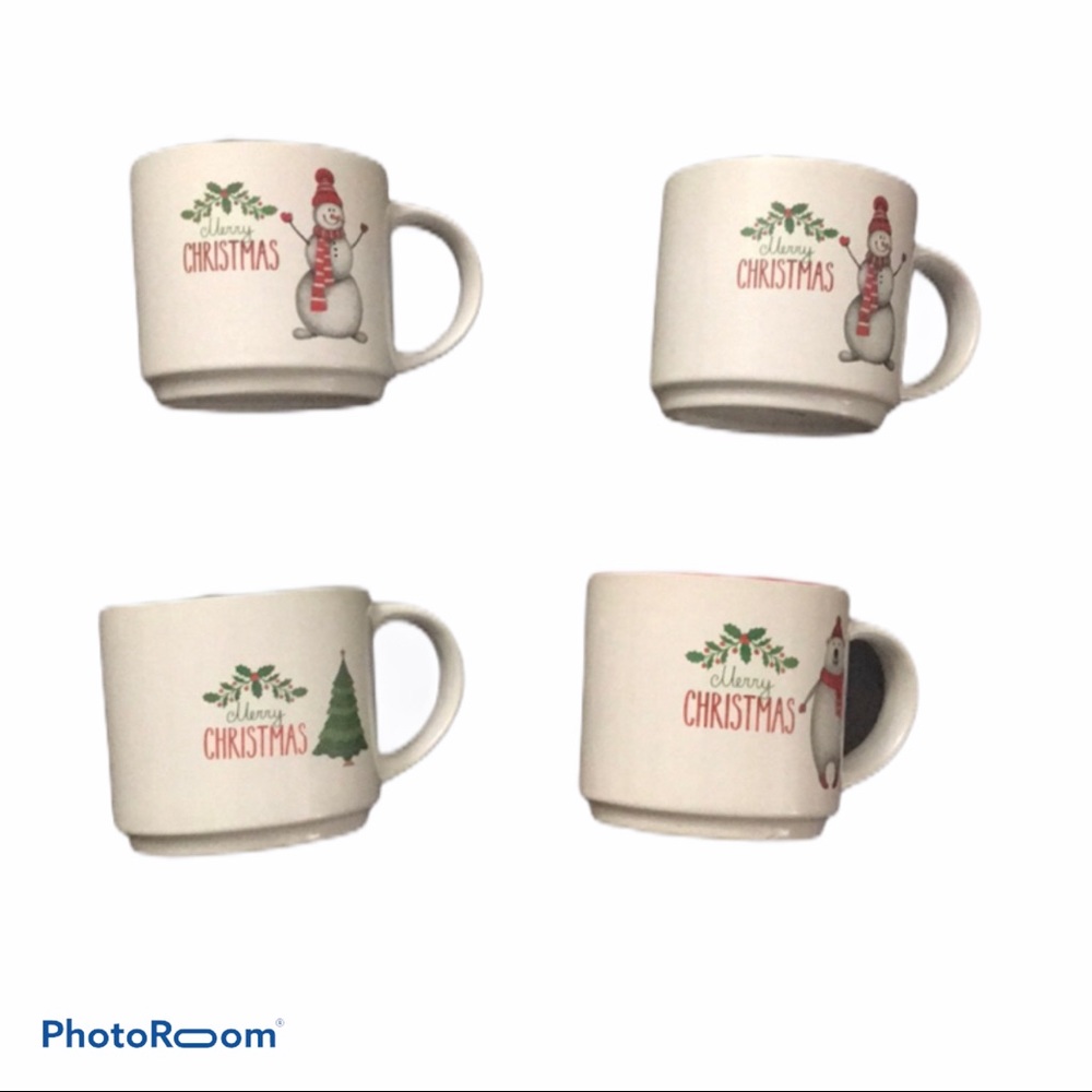 4 Mugs Christmas Theme